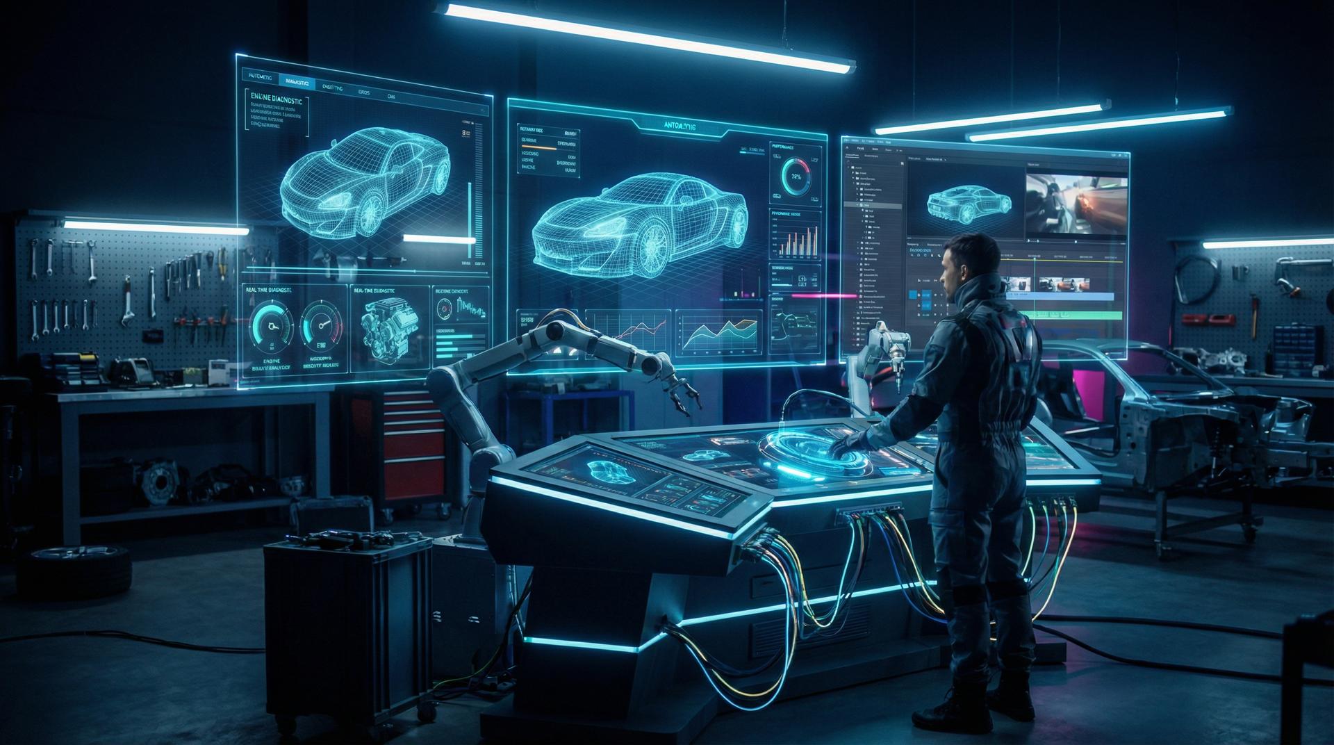 抖阴 AI修车视频工作室